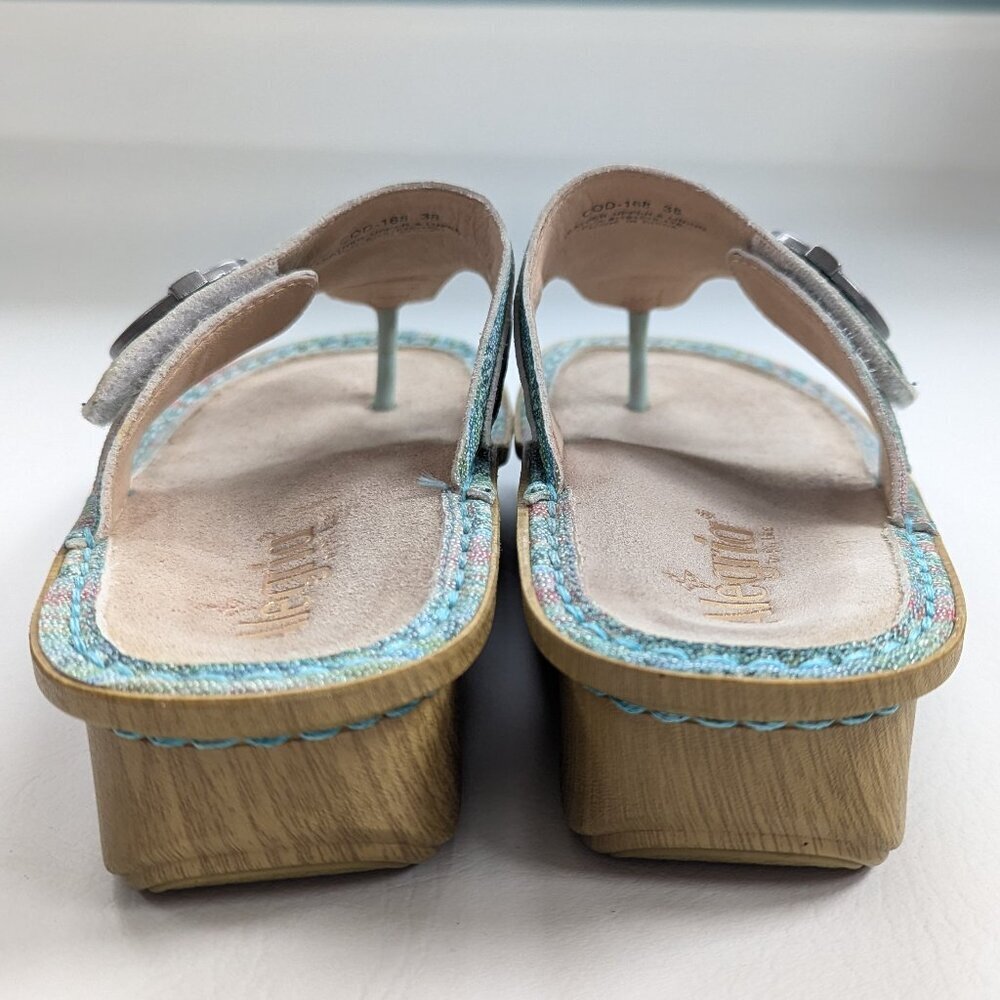 Alegria Codi Seascape Thong Sandals Size 8 - 8.5 - Picture 8 of 9